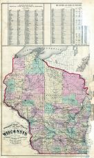 Wisconsin Township Map, Walworth County 1873